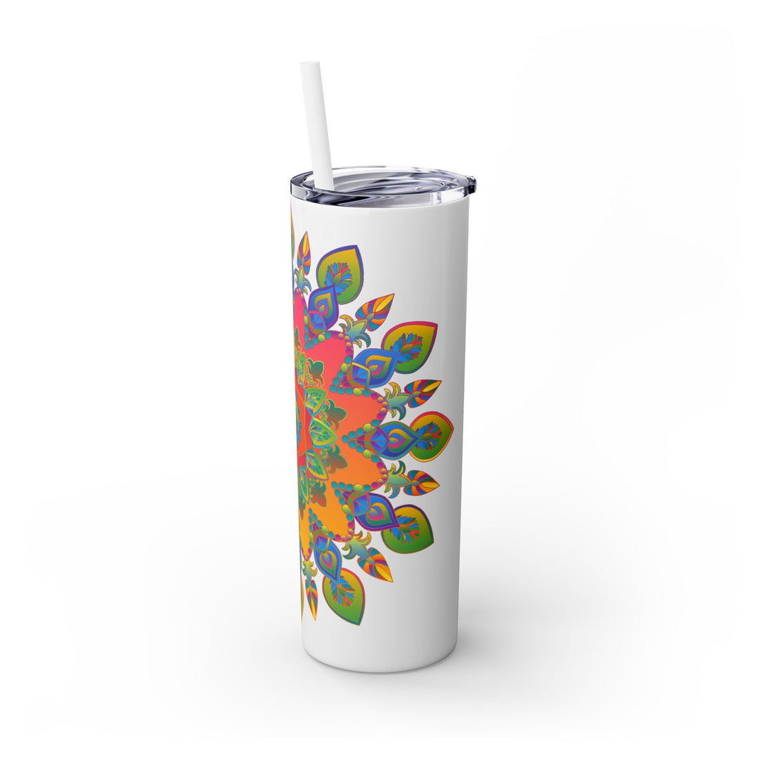 Colorful Mandala Skinny Tumbler - 20oz Mug - Blululi