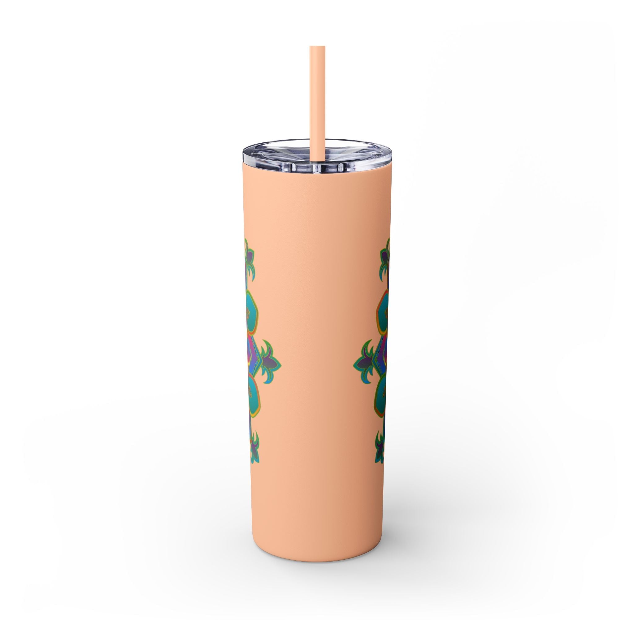 Colorful Mandala Skinny Tumbler - 20oz Mug - Blululi