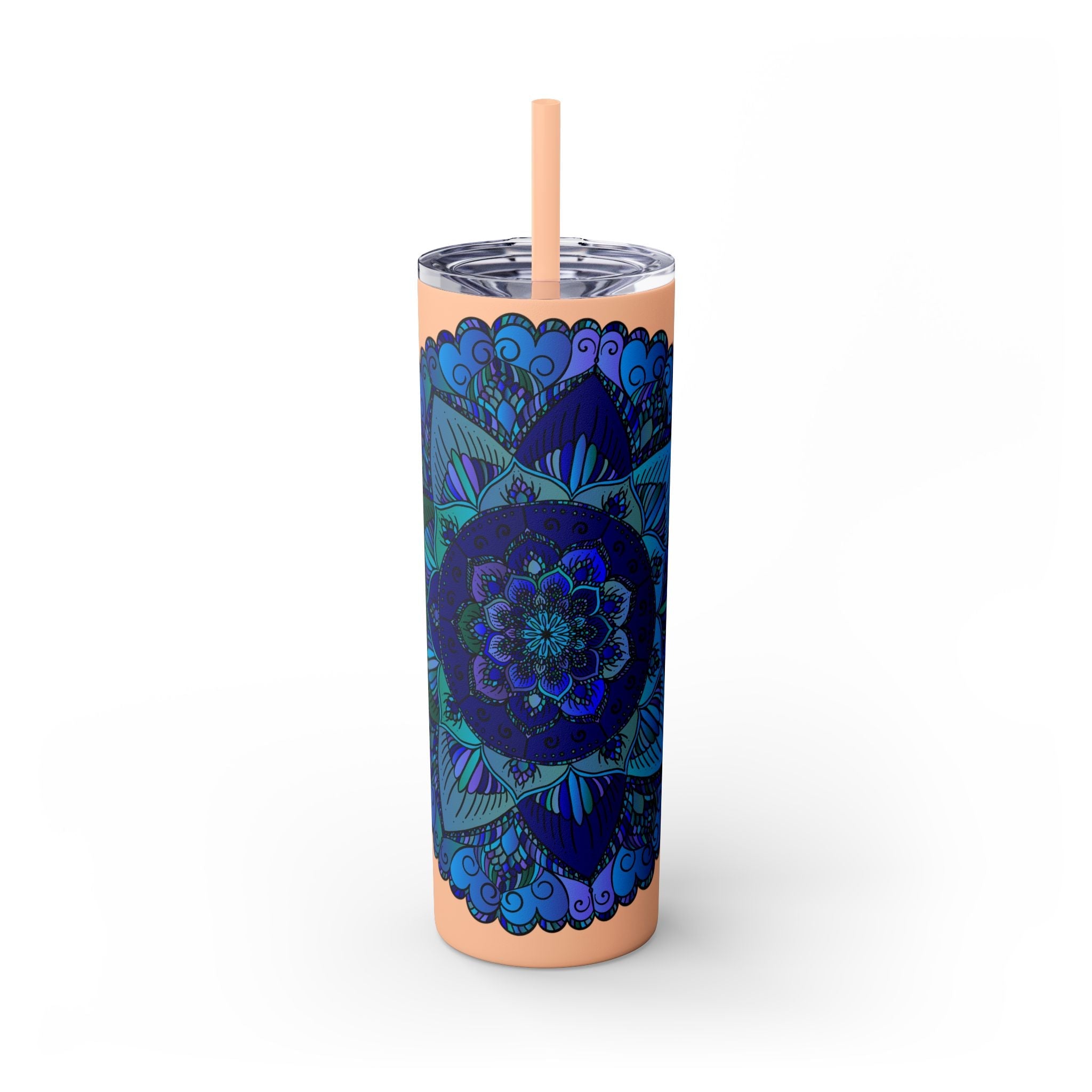 Colorful Mandala Skinny Tumbler - 20oz Mug - Blululi