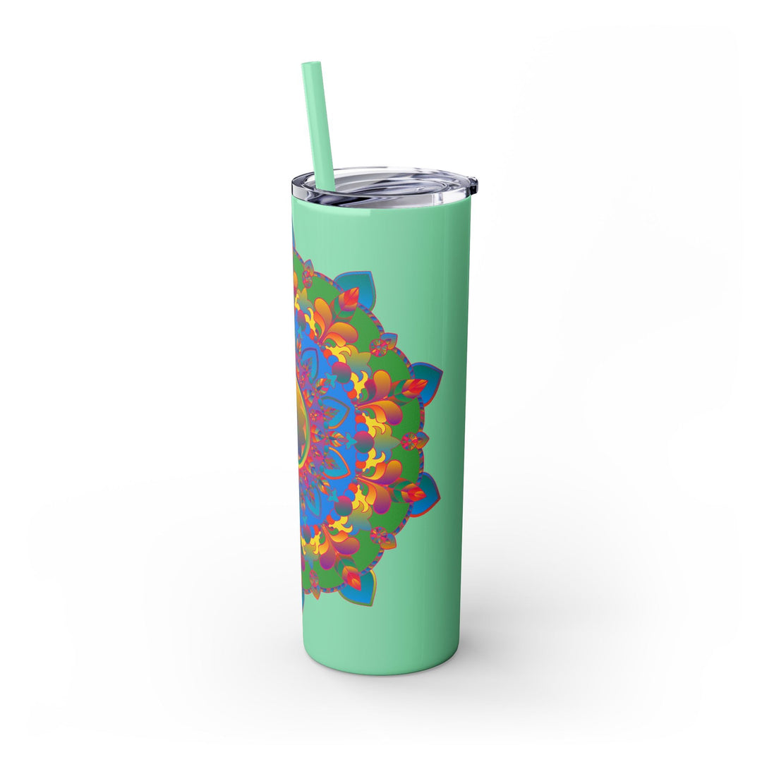 Colorful Mandala Skinny Tumbler - 20oz Mug - Blululi