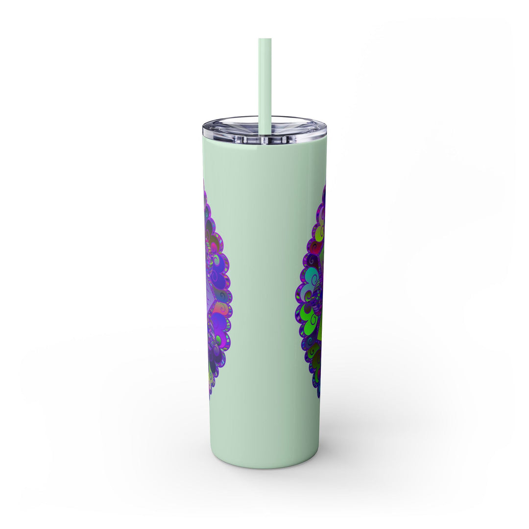 Colorful Mandala Skinny Tumbler - 20oz Mug - Blululi