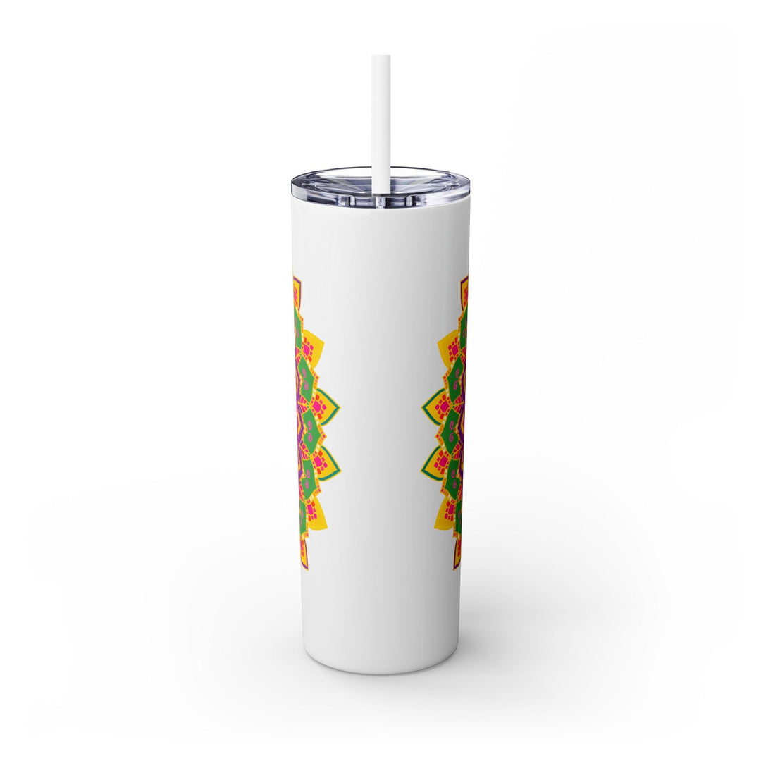 Colorful Mandala Skinny Tumbler - 20oz Mug - Blululi