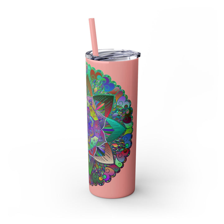 Colorful Mandala Skinny Tumbler - 20oz Mug - Blululi