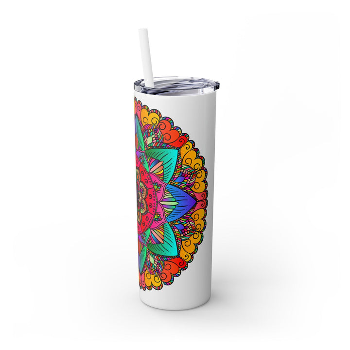 Colorful Mandala Skinny Tumbler - 20oz Mug - Blululi