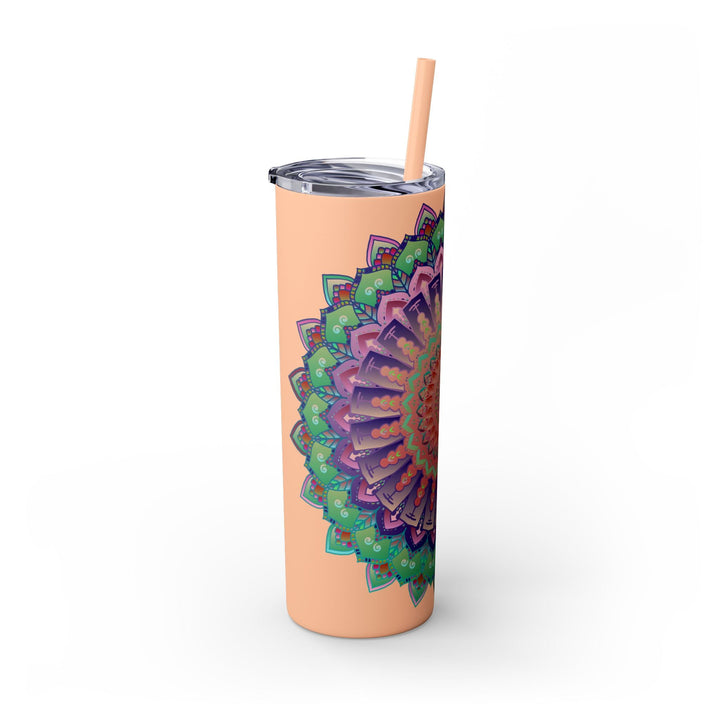 Colorful Mandala Skinny Tumbler - 20oz Mug - Blululi