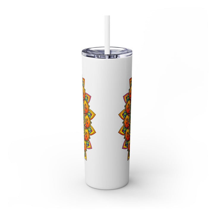 Colorful Mandala Skinny Tumbler - 20oz Mug - Blululi