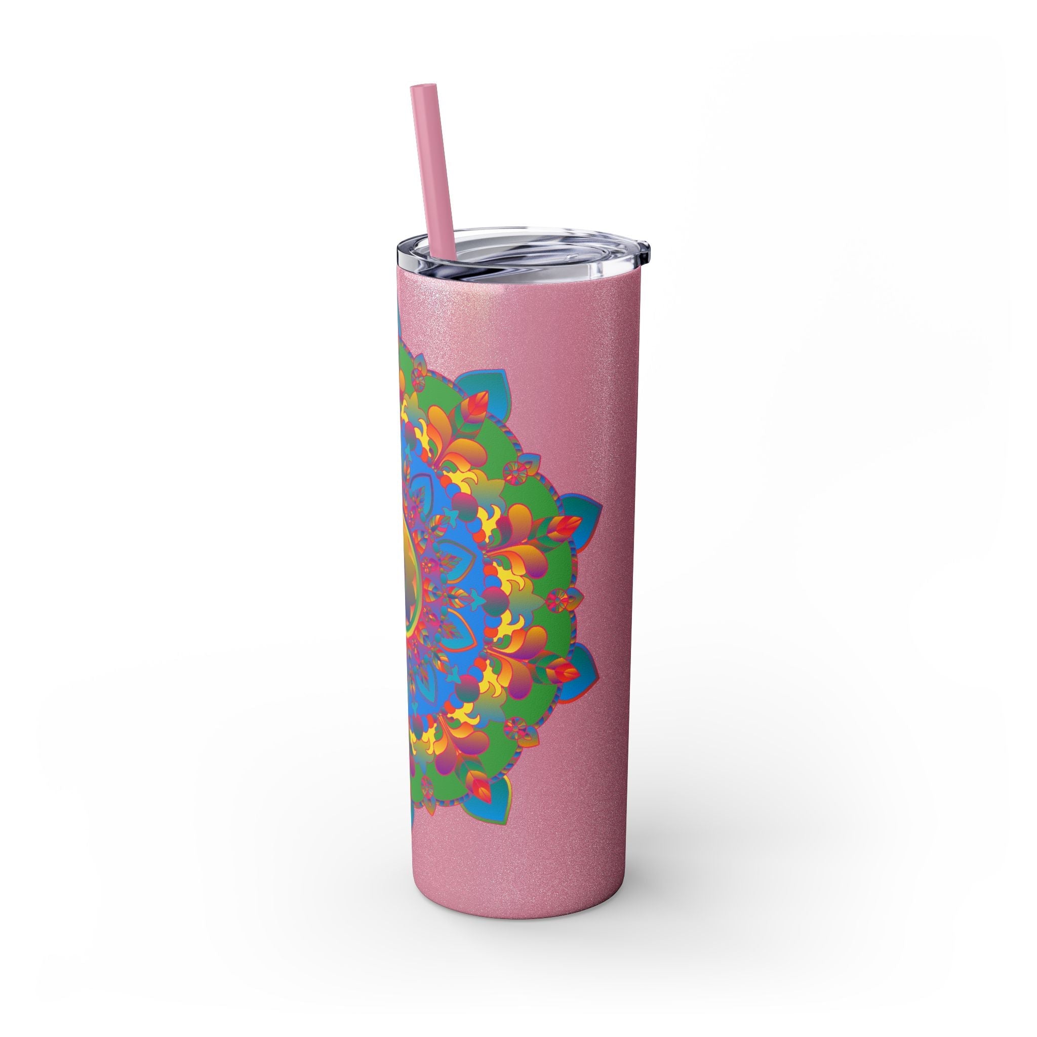 Colorful Mandala Skinny Tumbler - 20oz Mug - Blululi