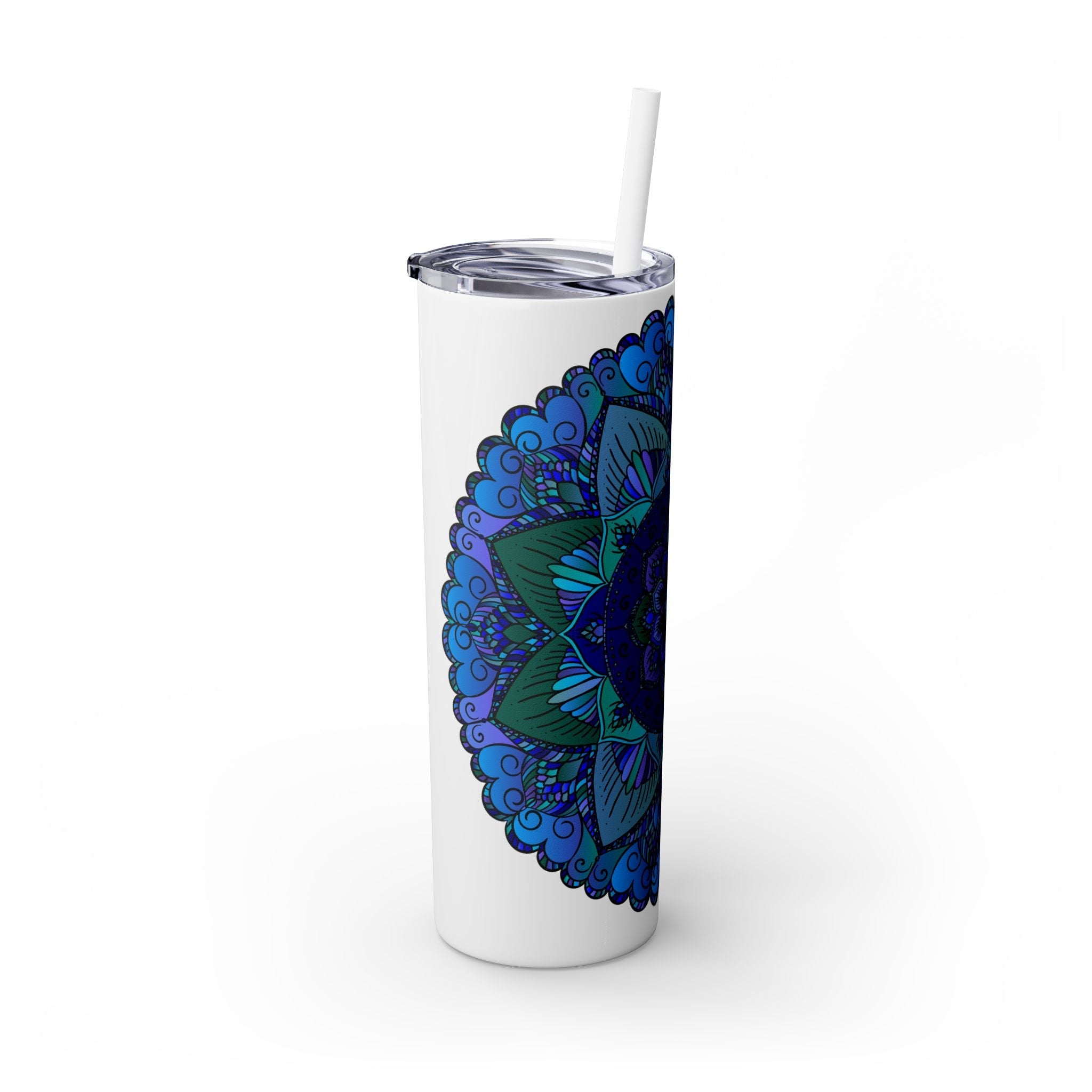 Colorful Mandala Skinny Tumbler - 20oz Mug - Blululi