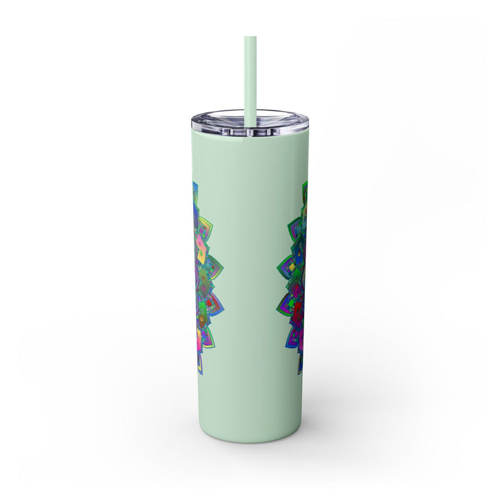 Colorful Mandala Skinny Tumbler - 20oz Mug - Blululi