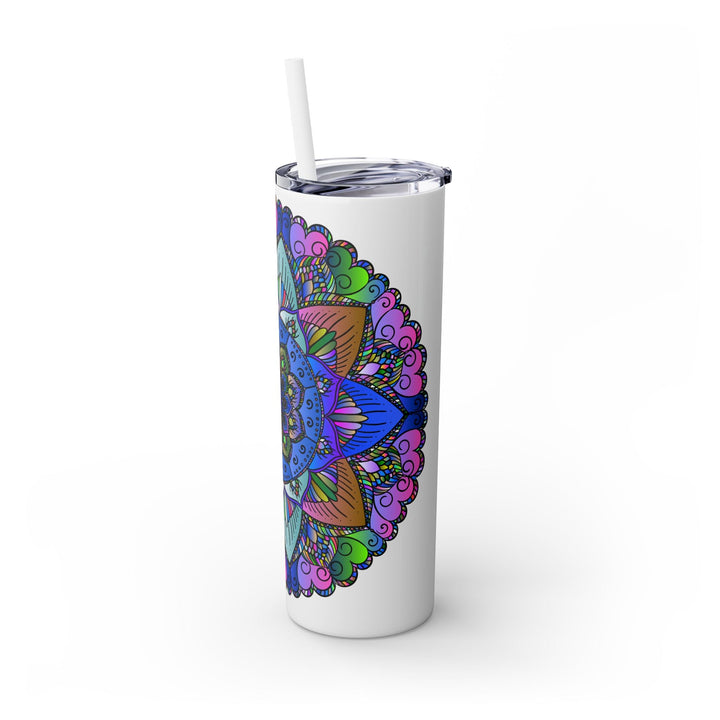 Colorful Mandala Skinny Tumbler - 20oz Mug - Blululi