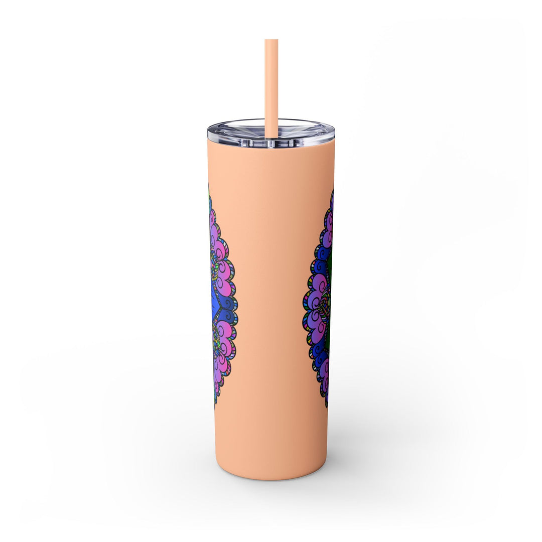 Colorful Mandala Skinny Tumbler - 20oz Mug - Blululi