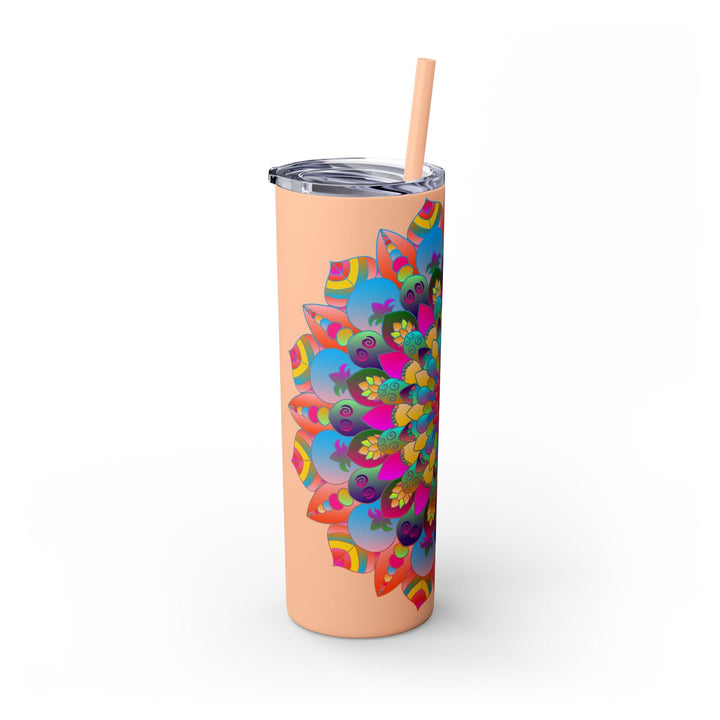 Colorful Mandala Skinny Tumbler - 20oz Mug - Blululi