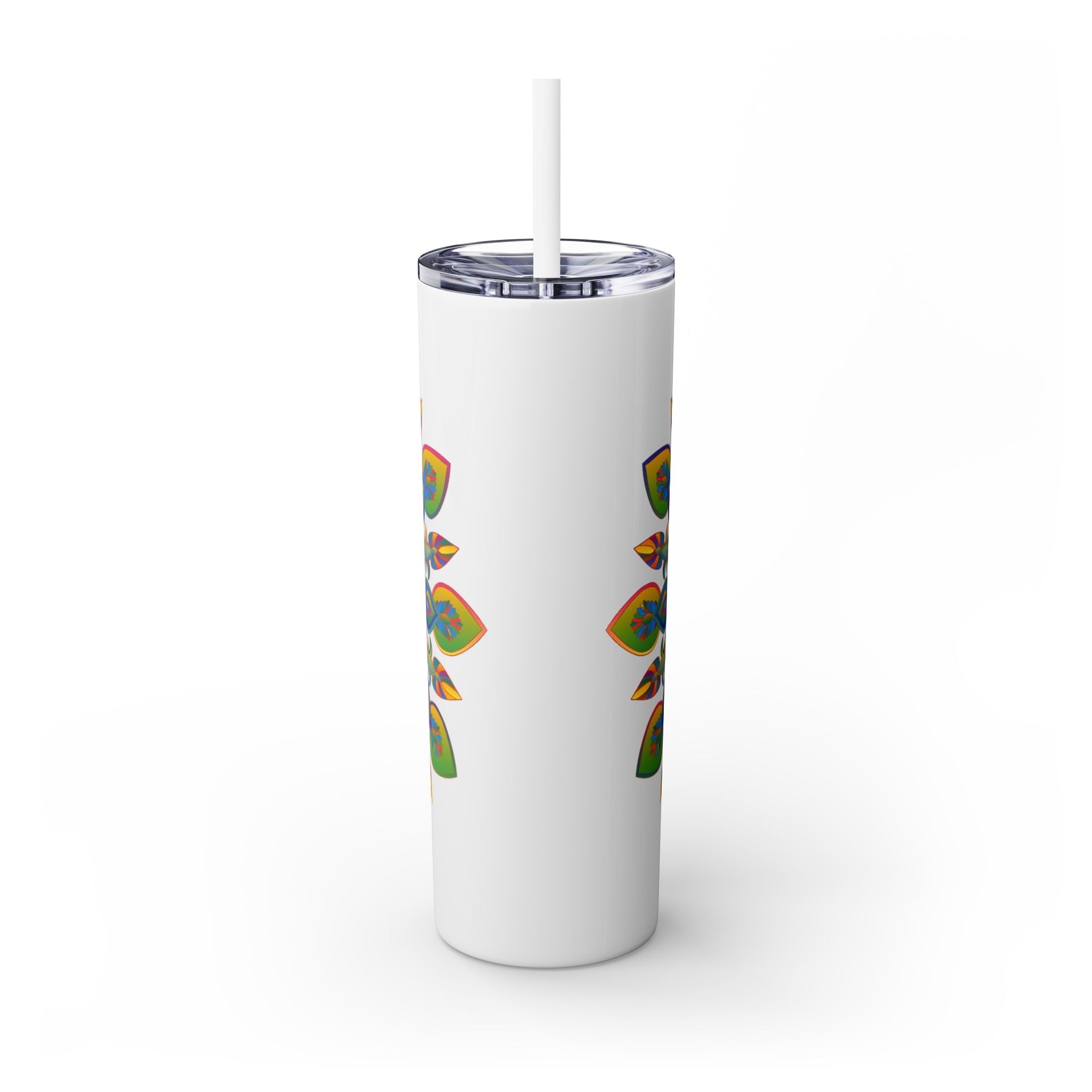 Colorful Mandala Skinny Tumbler - 20oz Mug - Blululi