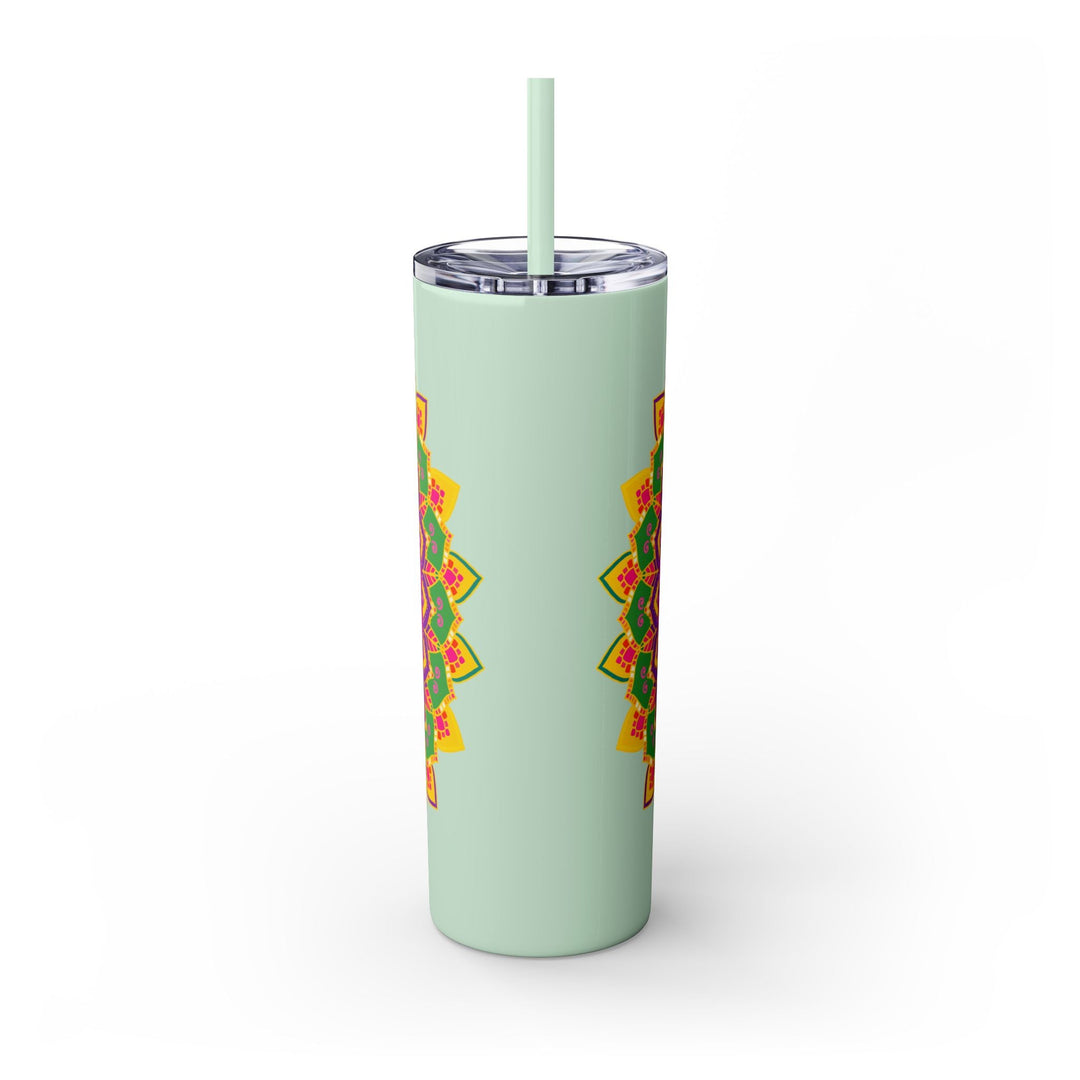 Colorful Mandala Skinny Tumbler - 20oz Mug - Blululi