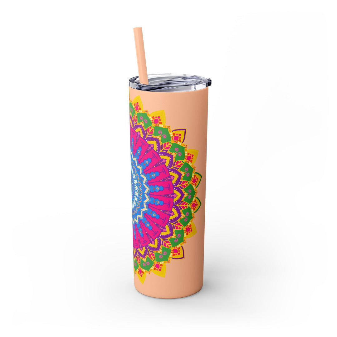 Colorful Mandala Skinny Tumbler - 20oz Mug - Blululi