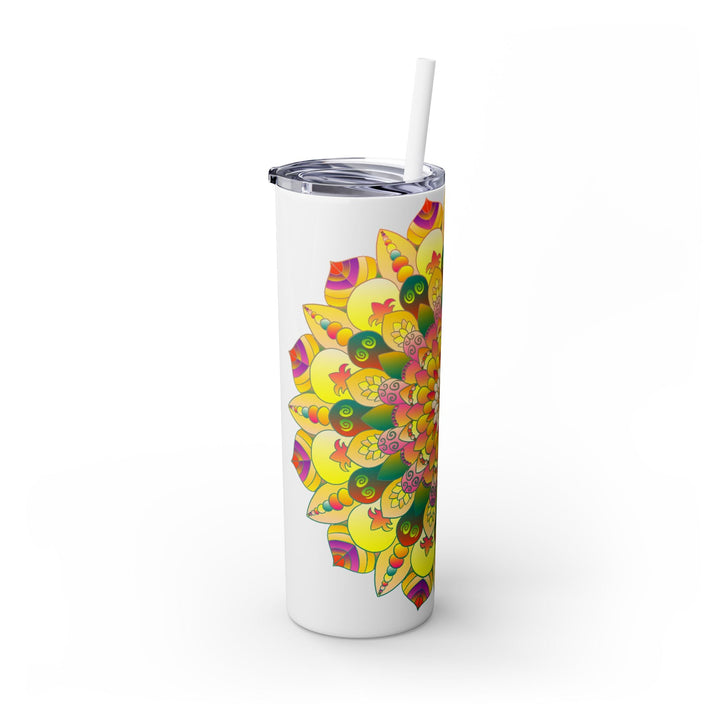 Colorful Mandala Skinny Tumbler - 20oz Mug - Blululi