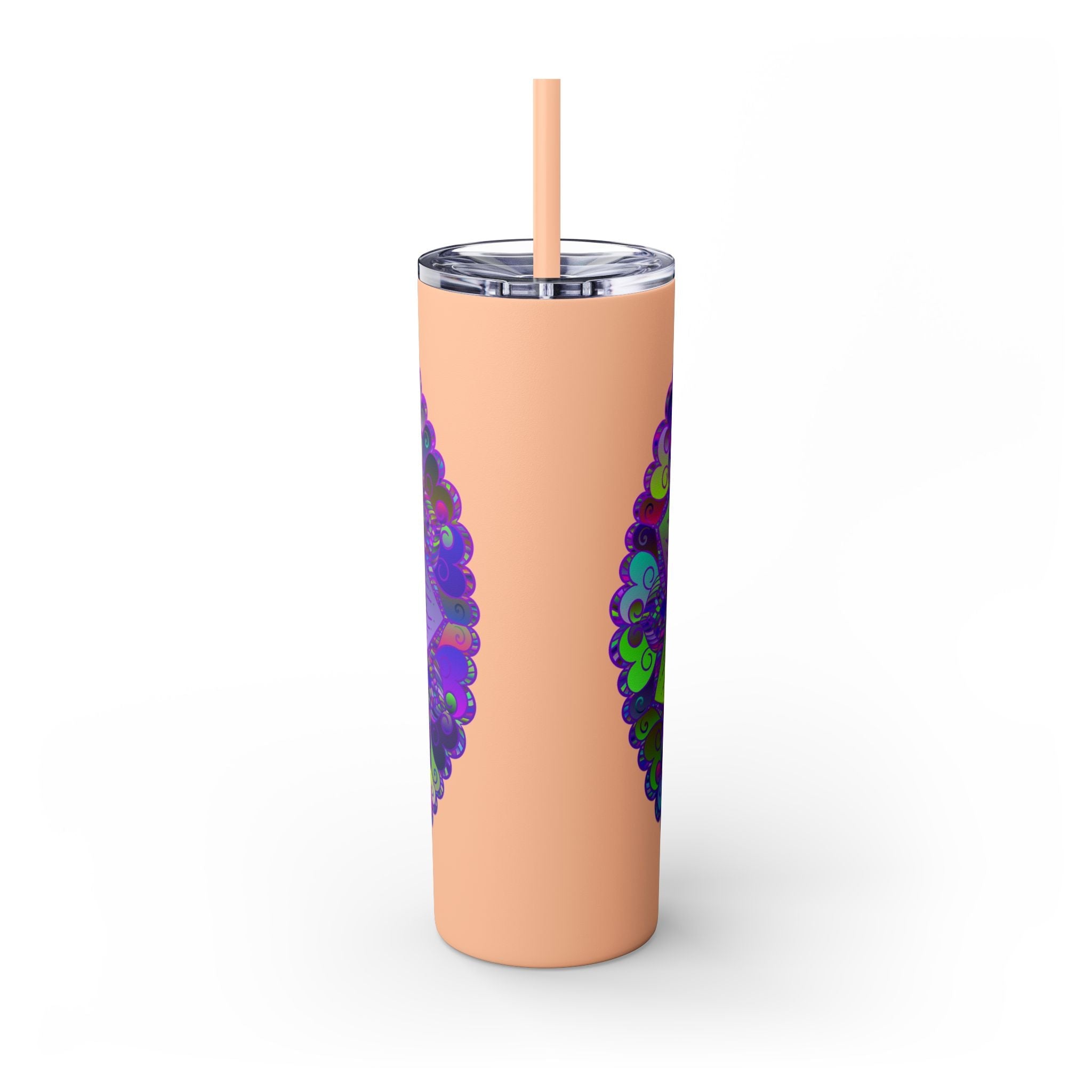 Colorful Mandala Skinny Tumbler - 20oz Mug - Blululi