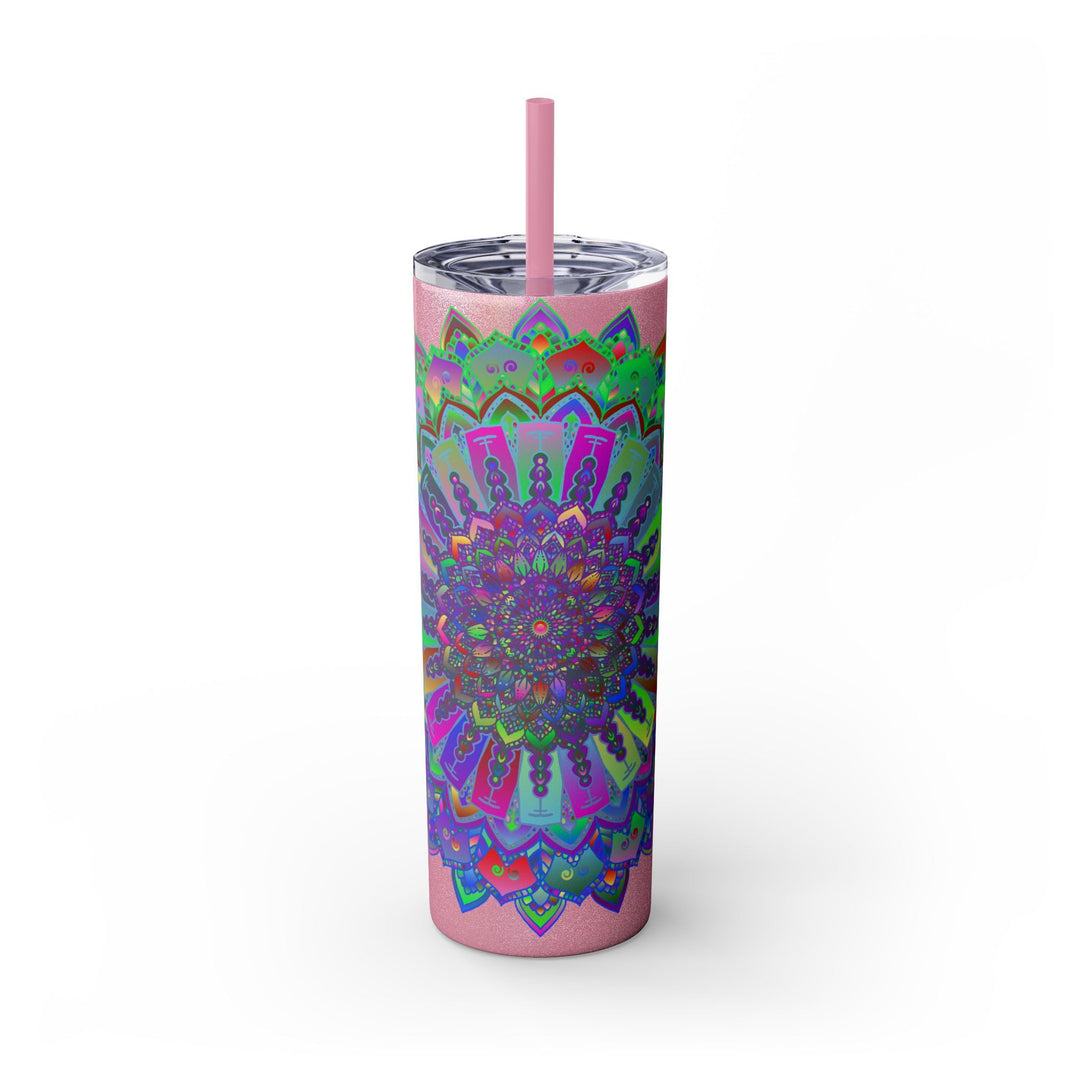 Colorful Mandala Skinny Tumbler - 20oz Mug - Blululi