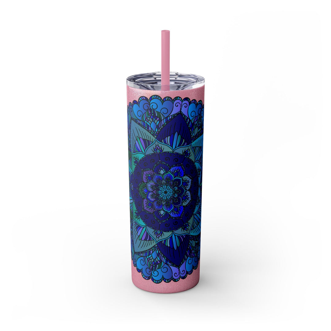 Colorful Mandala Skinny Tumbler - 20oz Mug - Blululi