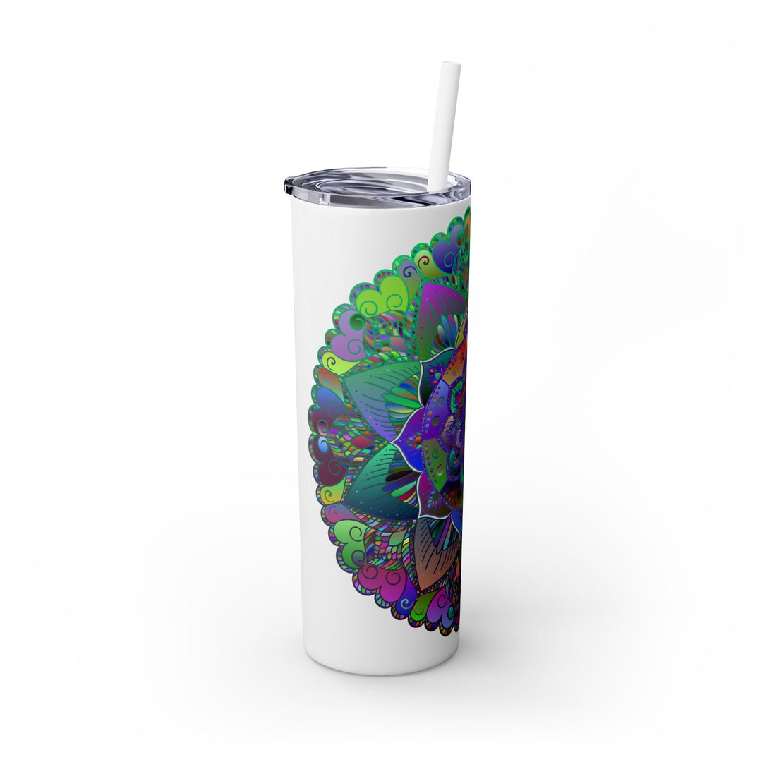 Colorful Mandala Skinny Tumbler - 20oz Mug - Blululi