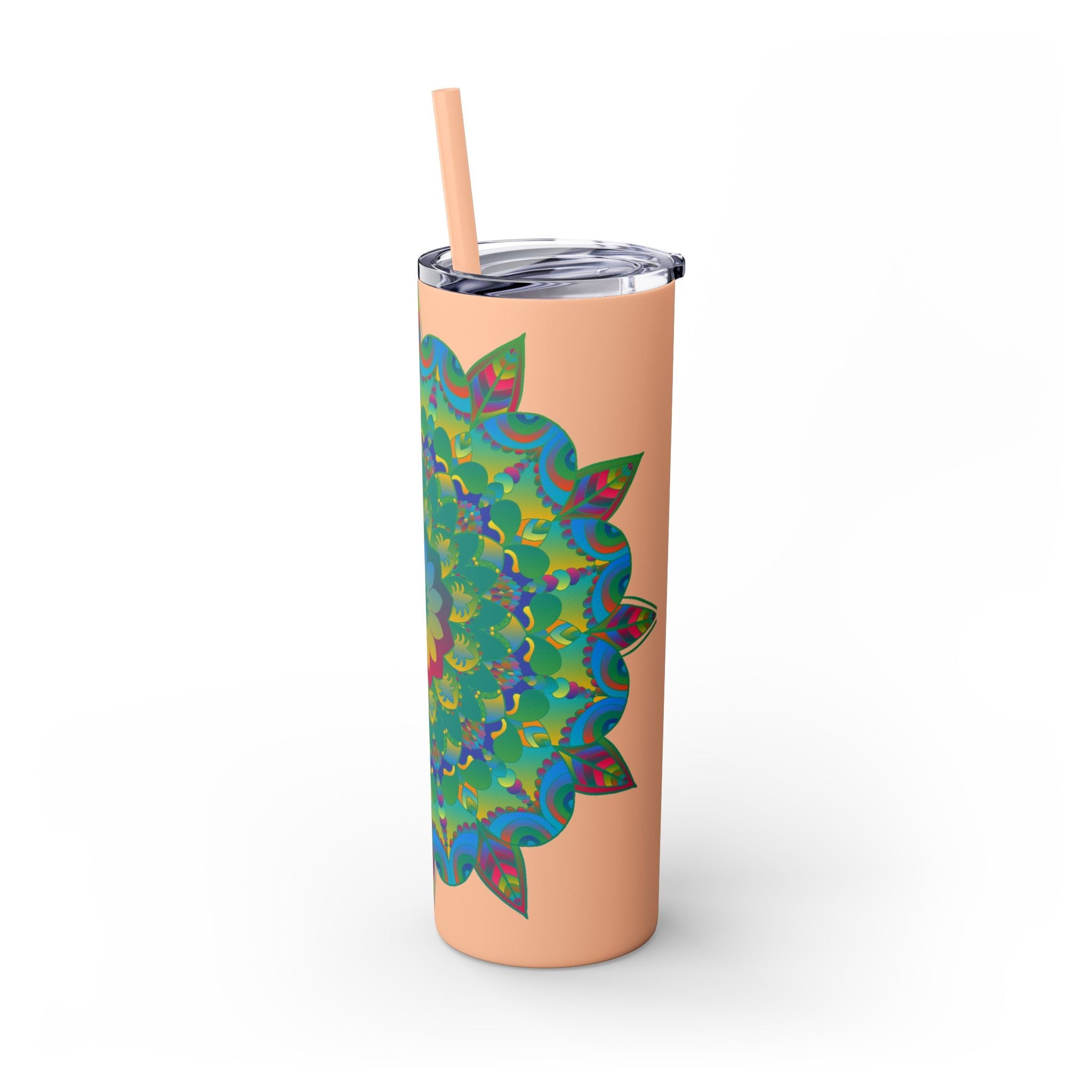 Colorful Mandala Skinny Tumbler - 20oz Mug - Blululi