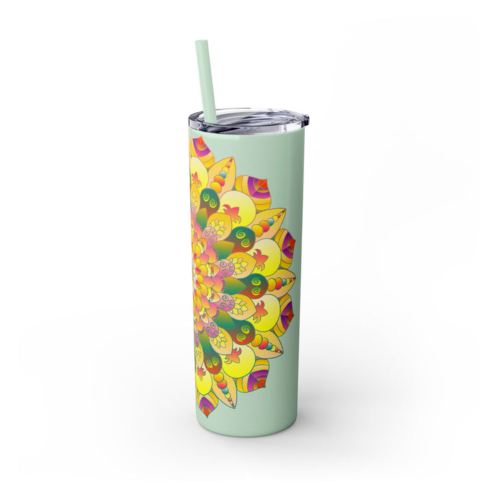 Colorful Mandala Skinny Tumbler - 20oz Mug - Blululi