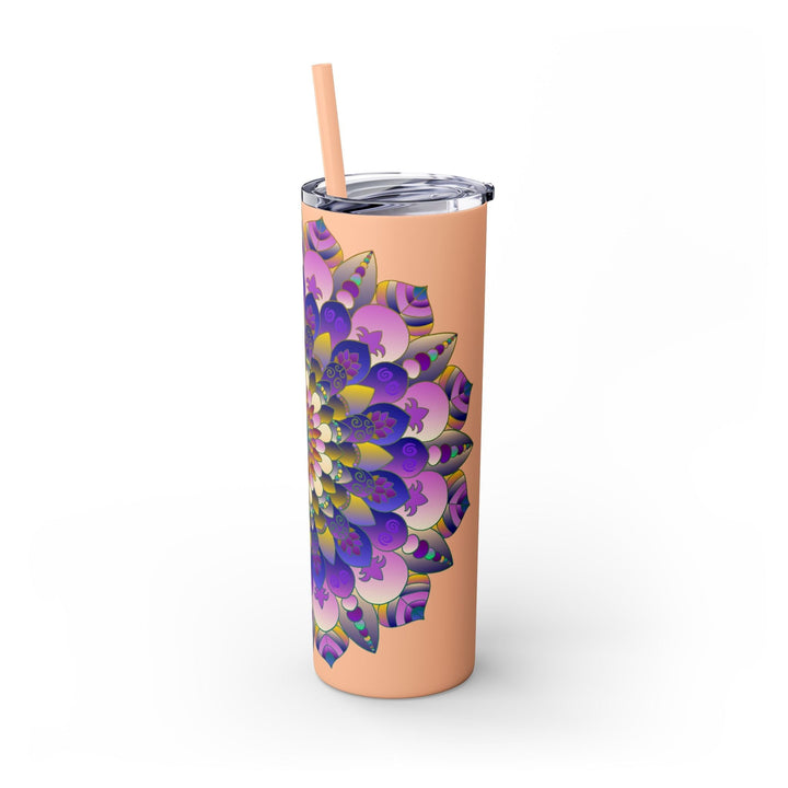 Colorful Mandala Skinny Tumbler - 20oz Mug - Blululi