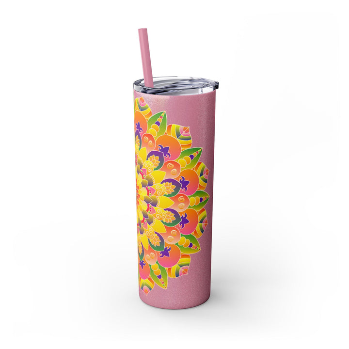 Colorful Mandala Skinny Tumbler - 20oz Mug - Blululi