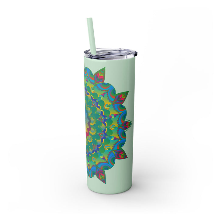 Colorful Mandala Skinny Tumbler - 20oz Mug - Blululi