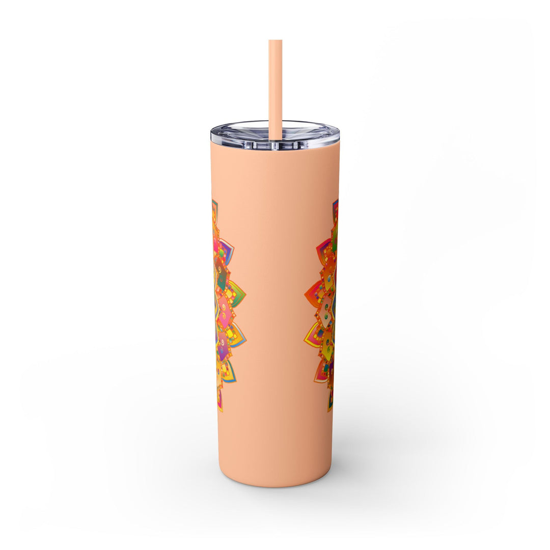 Colorful Mandala Tumbler - 20oz Skinny Mug - Blululi