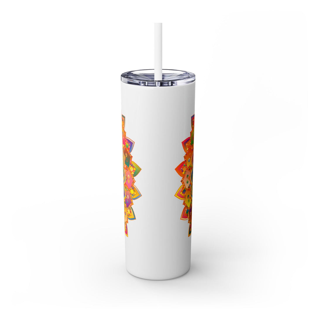 Colorful Mandala Tumbler - 20oz Skinny Mug - Blululi