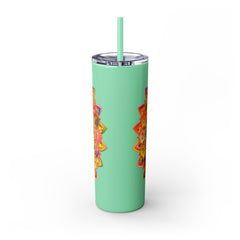 Colorful Mandala Tumbler - 20oz Skinny Mug - Blululi