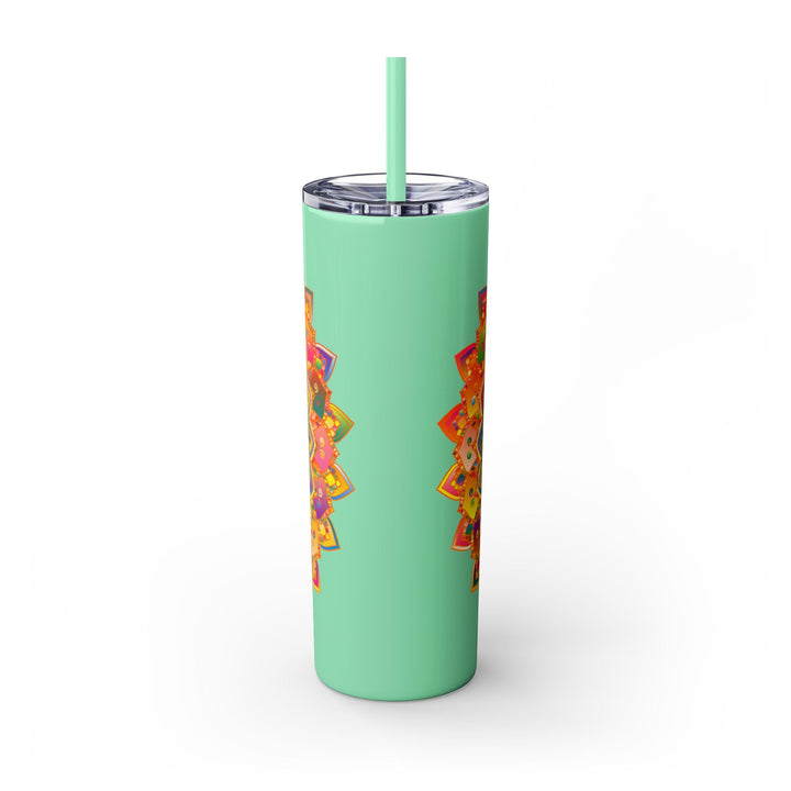 Colorful Mandala Tumbler - 20oz Skinny Mug - Blululi