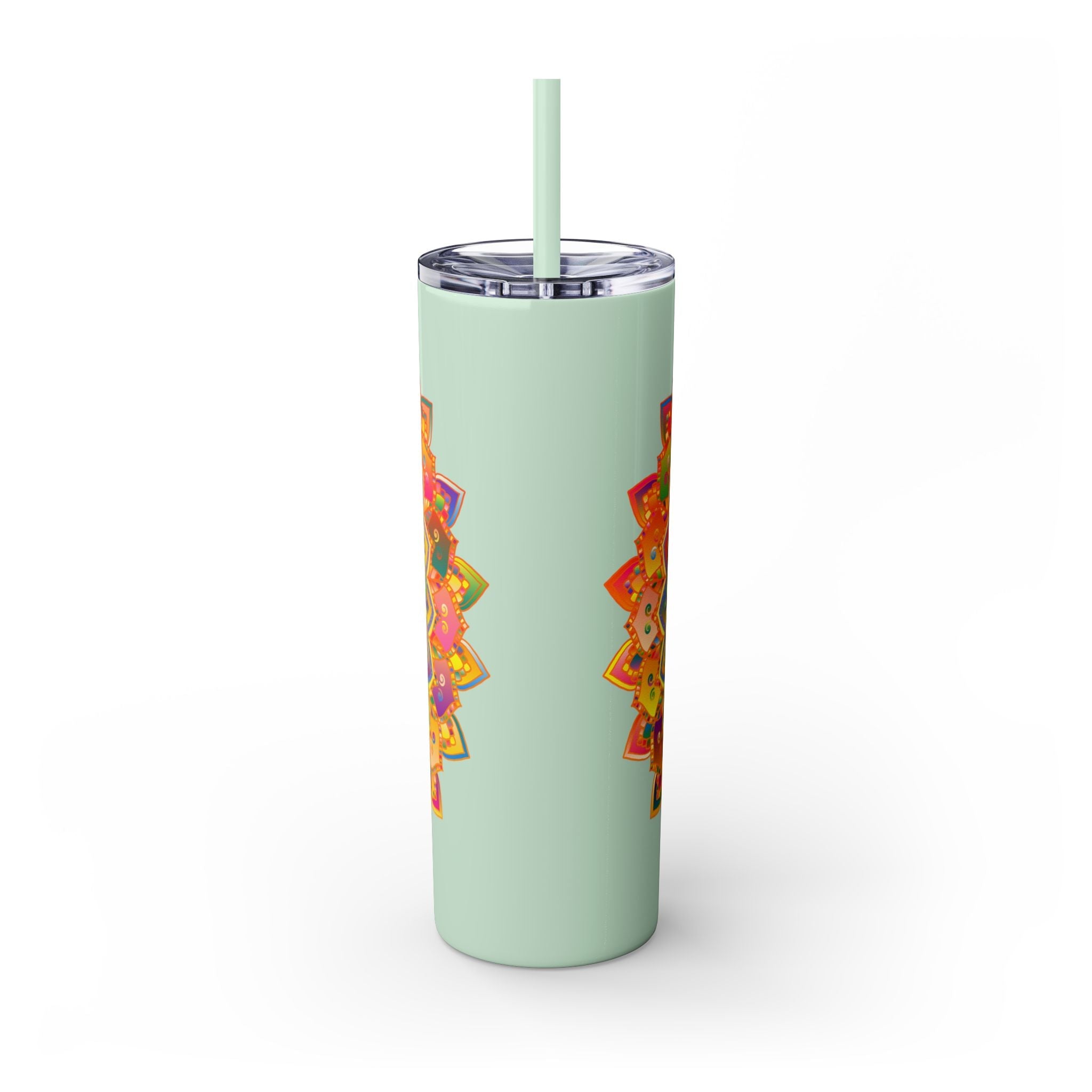 Colorful Mandala Tumbler - 20oz Skinny Mug - Blululi