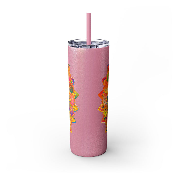 Colorful Mandala Tumbler - 20oz Skinny Mug - Blululi