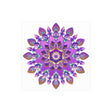 Colorful Mandala Wall Art - Purple & Blue Poster - Blululi