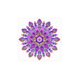 Colorful Mandala Wall Art - Purple & Blue Poster - Blululi