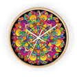 Colorful Mandala Wall Clock Home Decor - Blululi