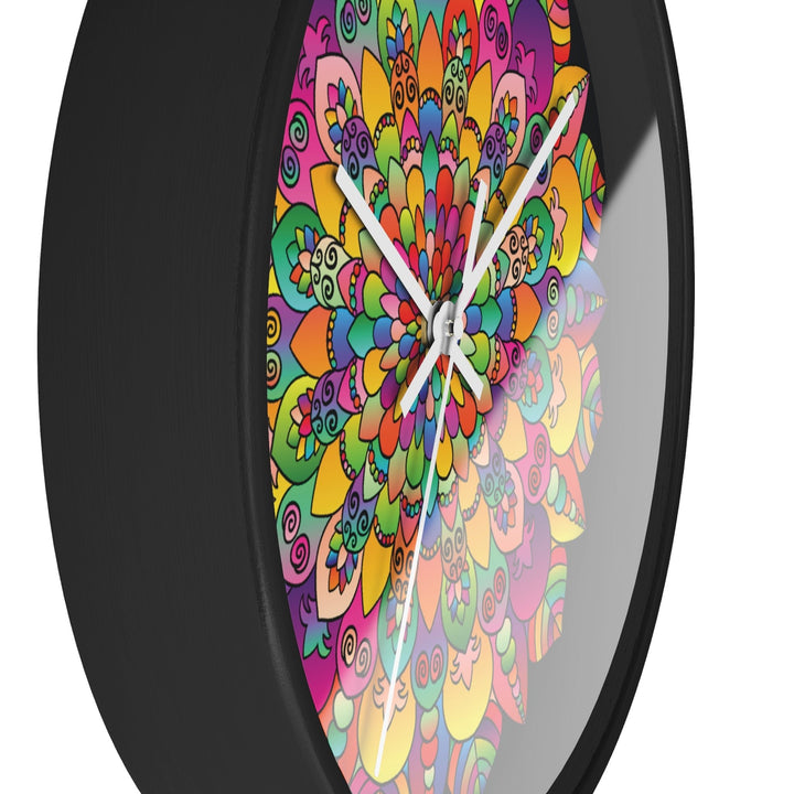 Colorful Mandala Wall Clock Home Decor - Blululi
