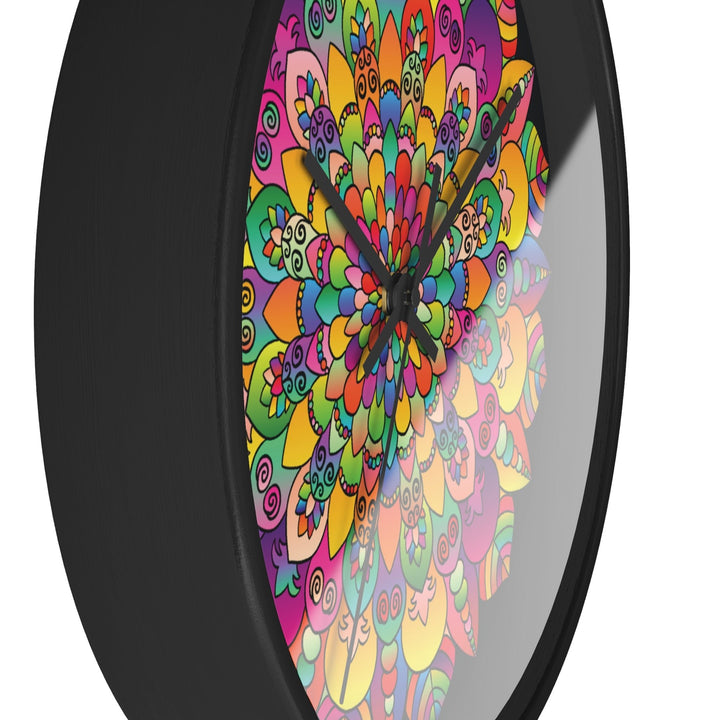 Colorful Mandala Wall Clock Home Decor - Blululi
