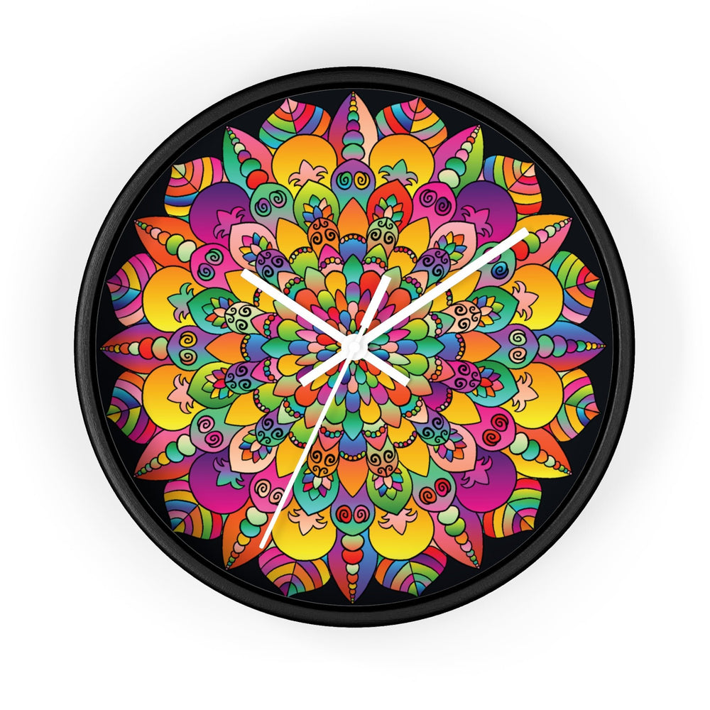 Colorful Mandala Wall Clock Home Decor - Blululi