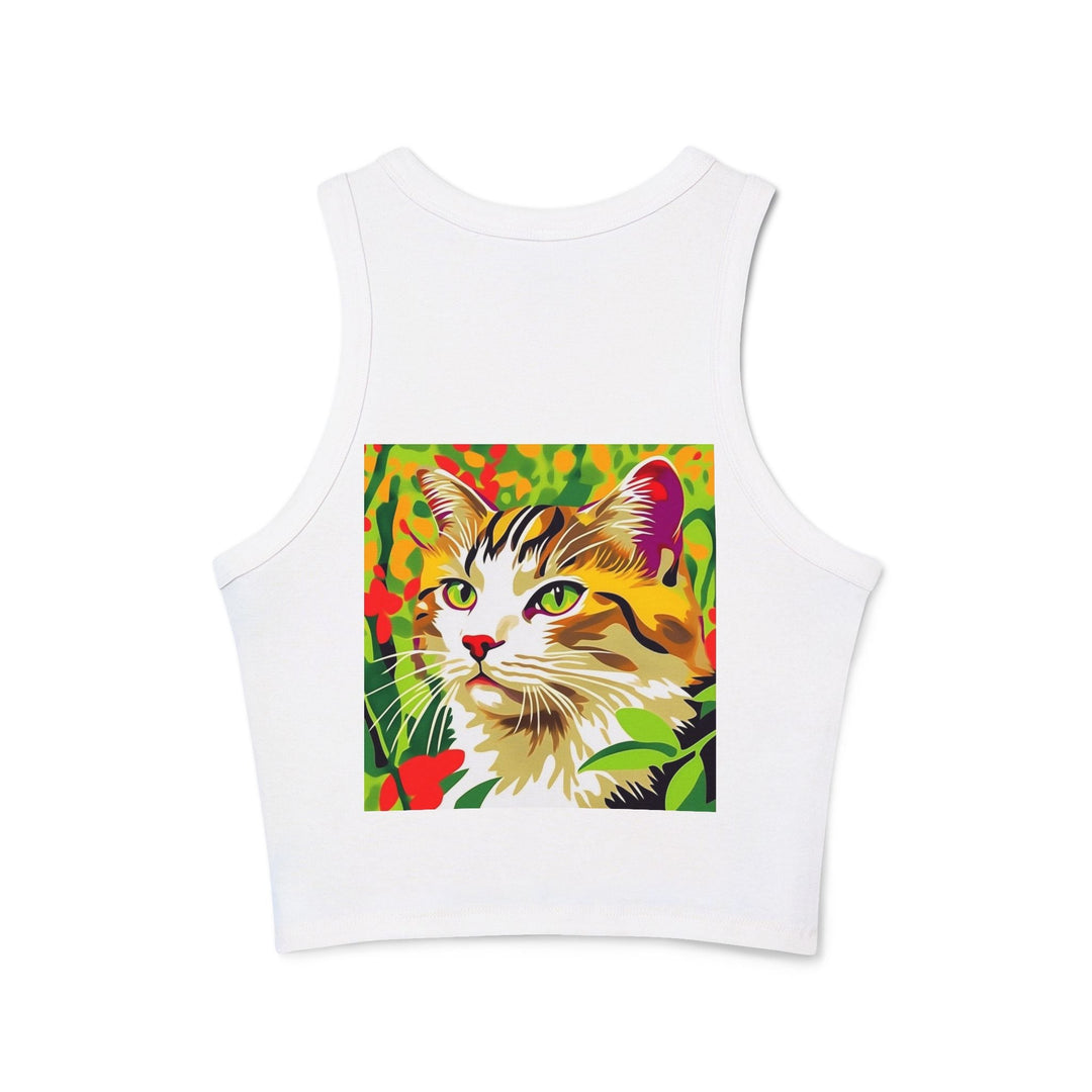 Colorful Savana Cat Tank Top - Whimsical Design Tank Top - Blululi