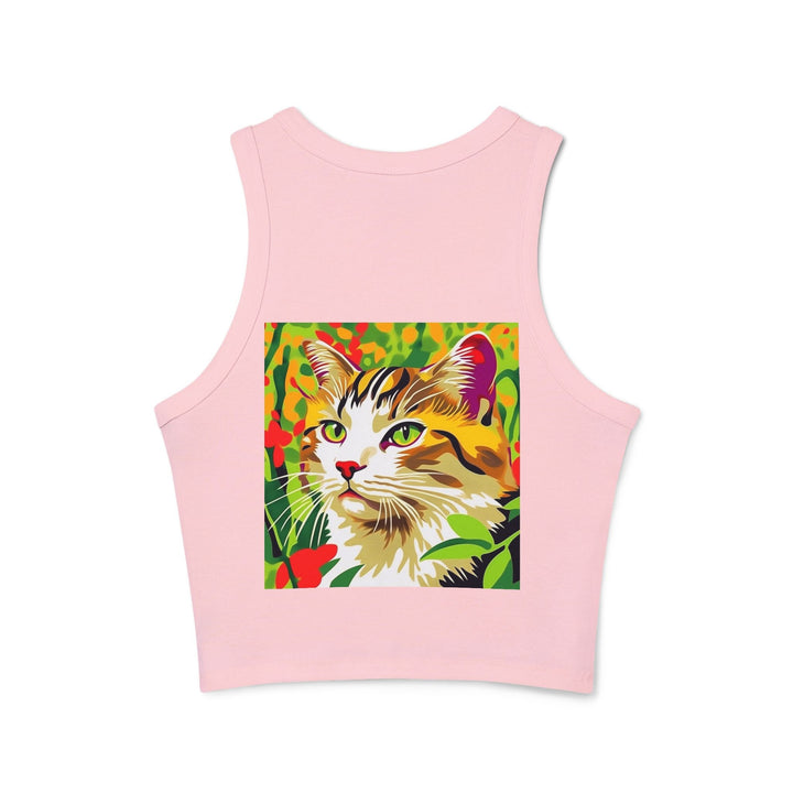 Colorful Savana Cat Tank Top - Whimsical Design Tank Top - Blululi