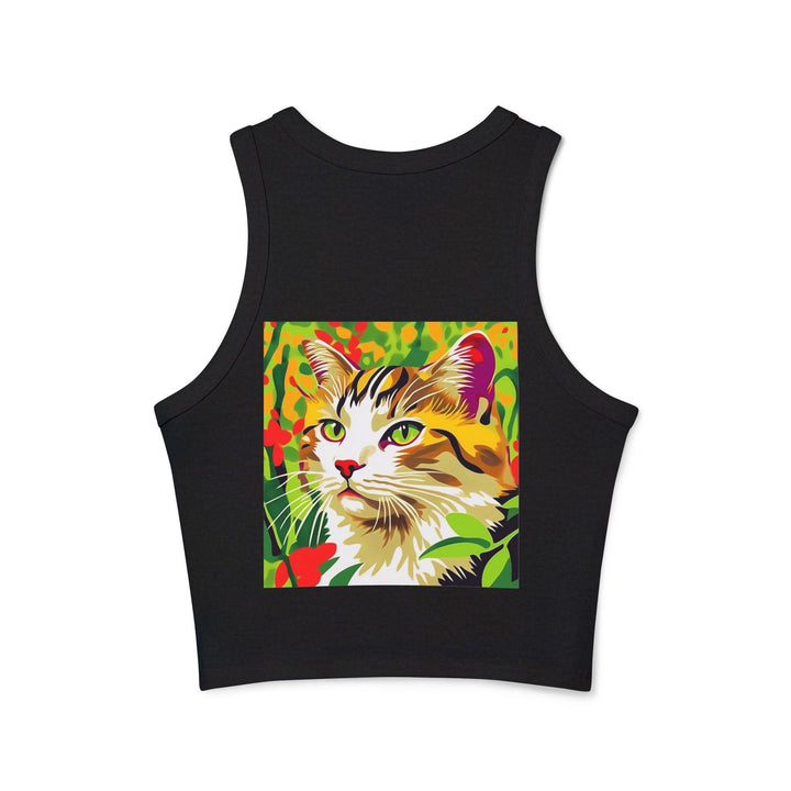 Colorful Savana Cat Tank Top - Whimsical Design Tank Top - Blululi