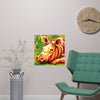 Colorful Wild Boar Jungle Poster Art Print Warthog Poster - Blululi