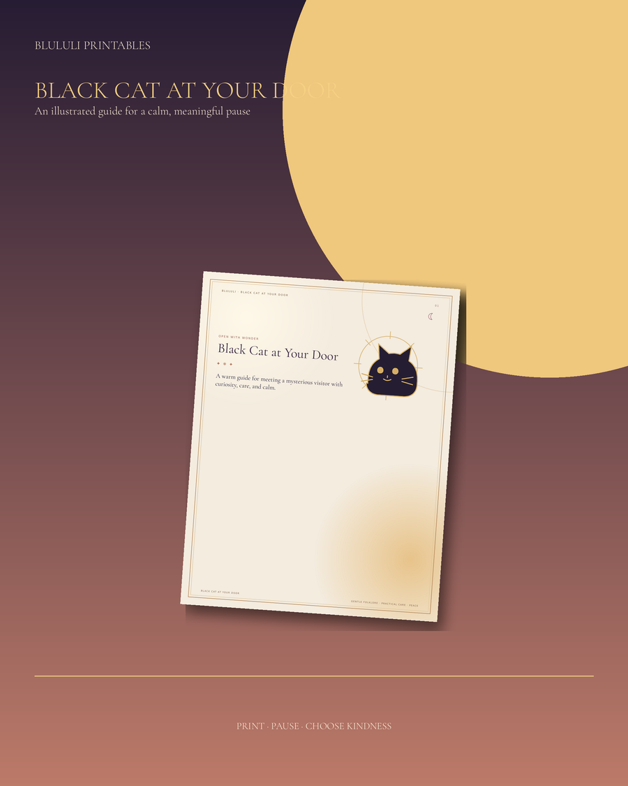 Black Cat at Your Door: The Complete Omen Guide