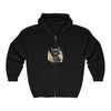 Curious Kitten Hoodie - Black Cat & Flowers Hoodie - Blululi