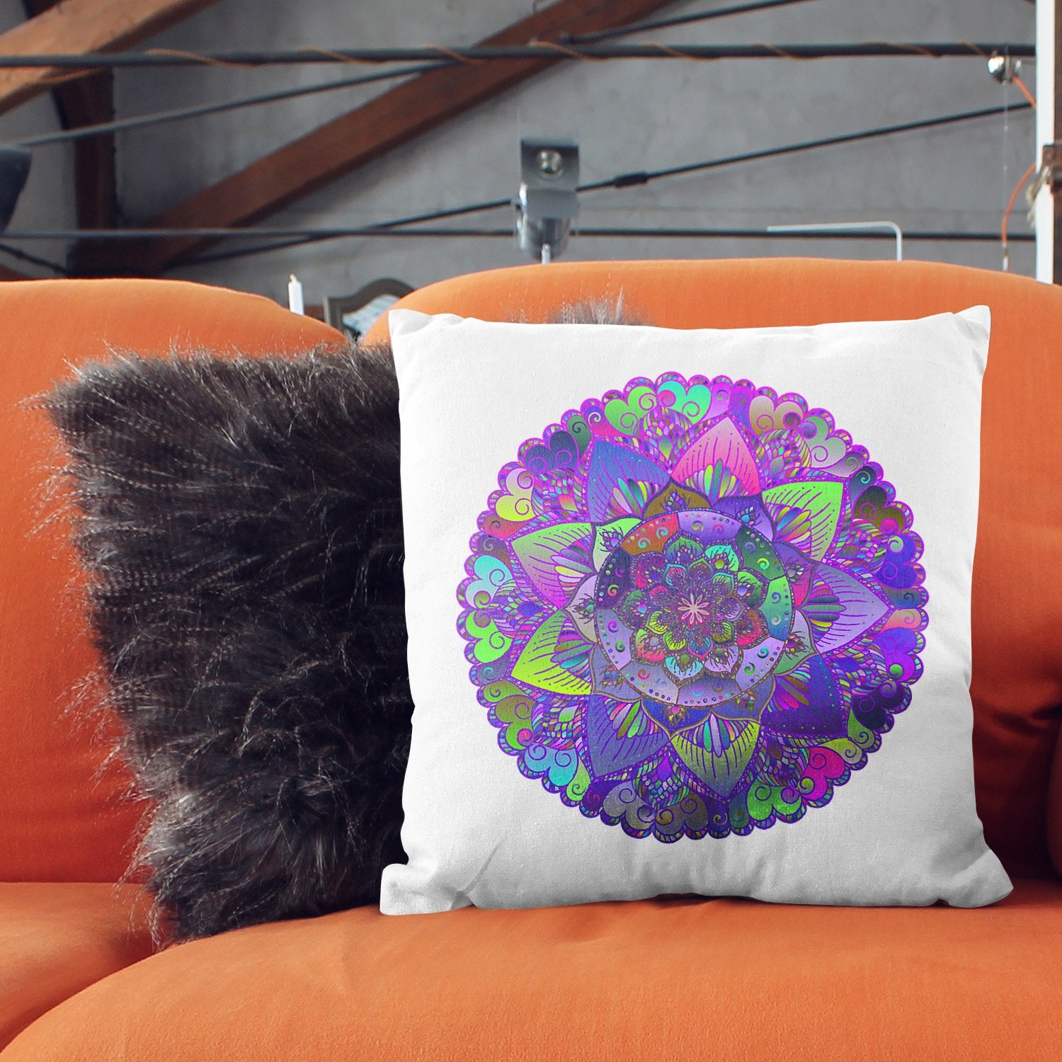 Cuscino Mandala Art Cushion - 40x40 cm Cuscino - Blululi