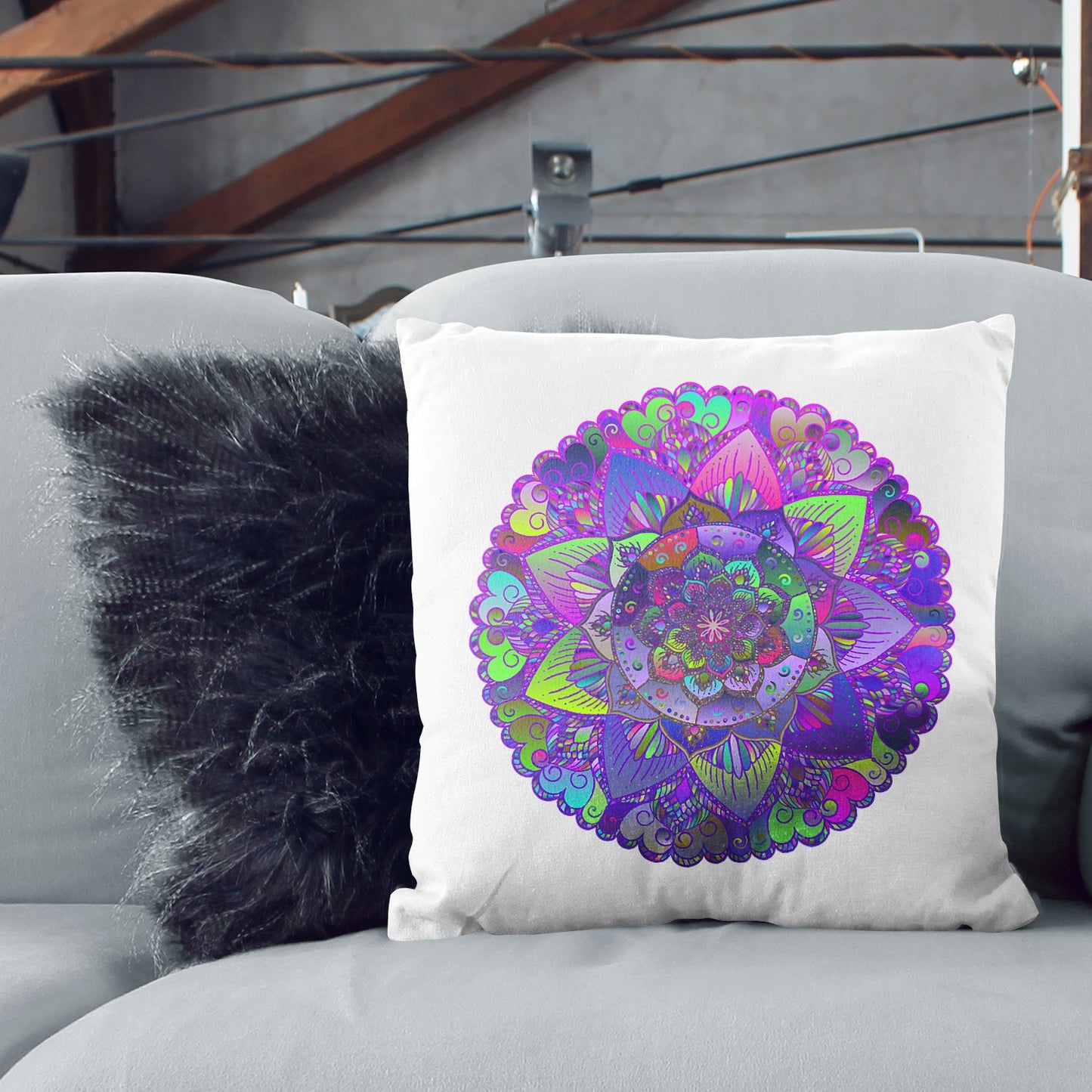 Cuscino Mandala Art Cushion - 40x40 cm Cuscino - Blululi