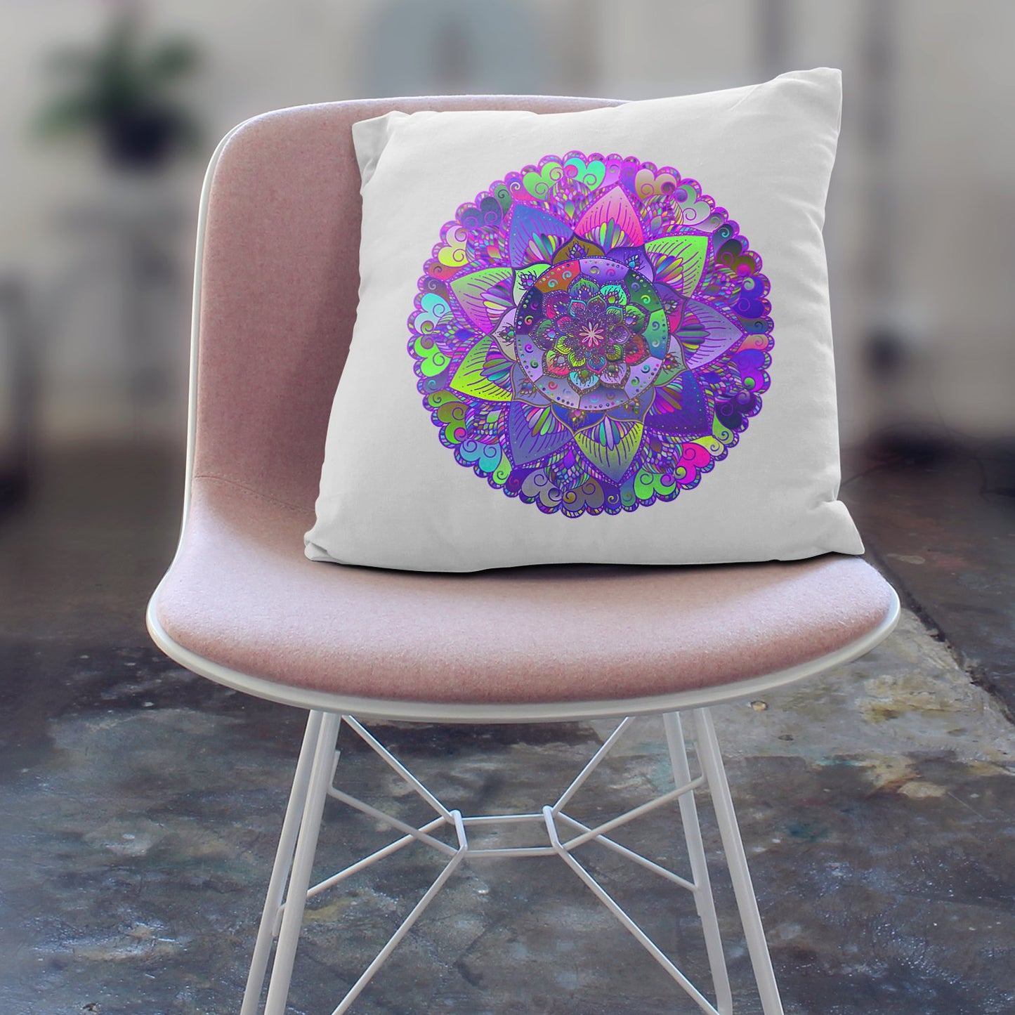 Cuscino Mandala Art Cushion - 40x40 cm Cuscino - Blululi